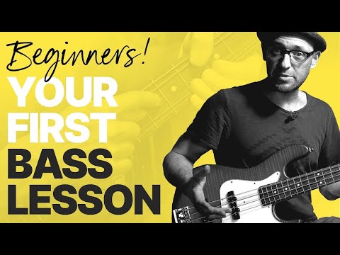Beginner Bass Lesson (Your Very First Steps)