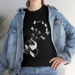 Black Model C Chord Acoustic Bass Player T-shirts