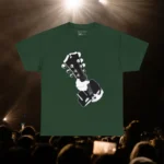 Forest Green G Chord Acoustic Guitar Player T-shirts 100% Cotton 17 Colors Unisex S M L XL