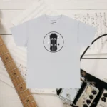 Ice Grey Headstock X Acoustic Bass Guitar T-shirts 100% Cotton 17 Colors Unisex S M L XL