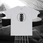 Ice Grey Headstock Y Acoustic Guitar T-shirts 100% Cotton 17 Colors Unisex S M L XL