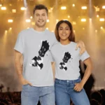 Ice Grey Models C Chord Acoustic Bass Player T-shirts