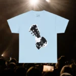 Light Blue G Chord Acoustic Guitar Player T-shirts 100% Cotton 17 Colors Unisex S M L XL