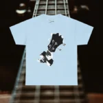 Light BlueC Chord Acoustic Bass Player T-shirts