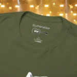 Military Green Label C Chord Acoustic Bass Player T-shirts