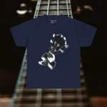 Navy Blue C Chord Acoustic Bass Player T-shirts