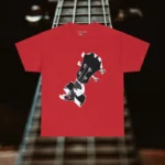 Red C Chord Acoustic Bass Player T-shirts