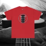 Red Headstock Y Acoustic Guitar T-shirts 100% Cotton 17 Colors Unisex S M L XL