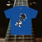 Royal Blue C Chord Acoustic Bass Player T-shirts