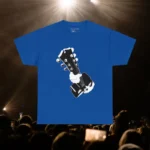 Royal Blue G Chord Acoustic Guitar Player T-shirts 100% Cotton 17 Colors Unisex S M L XL
