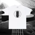 White Headstock Y Acoustic Guitar T-shirts 100% Cotton 17 Colors Unisex S M L XL