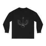 Black Front Electric Wings Long Sleeve T-shirts 100% Cotton 5 Colors Unisex S M L XL 2XL
