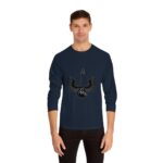 Navy Model Electric Wings Long Sleeve T-shirts 100% Cotton 5 Colors Unisex S M L XL 2XL