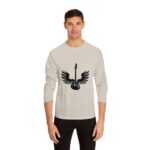 Sand Model Electric Wings Long Sleeve T-shirts 100% Cotton 5 Colors Unisex S M L XL 2XL