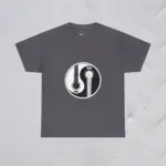 Charcoal Immaculate Guitar Conception Yin and Yang Tee Shirts