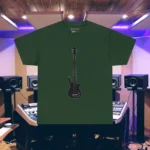 Forest Green Rockin Electric Bass Guitar Shirts 100% Cotton 17 Colors Unisex S M L XL