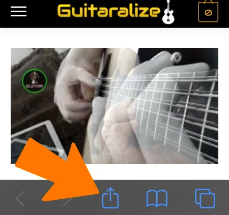 Guitaralize Press Share to Install PWA App