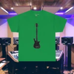 Irish Green Rockin Electric Bass Guitar Shirts 100% Cotton 17 Colors Unisex S M L XL