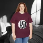 Maroon Immaculate Guitar Conception Yin and Yang Tee Shirts