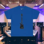 Royal Blue Rockin Electric Bass Guitar Shirts 100% Cotton 17 Colors Unisex S M L XL