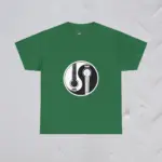 Turf Green Immaculate Guitar Conception Yin and Yang Tee Shirts