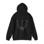 Black Back View Electric Wings Hoodies - Unisex Guitar Clothing