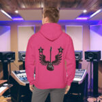 Heliconia Electric Wings Hoodies - Unisex Guitar Clothing