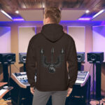 Dark Chocolate Electric Wings Hoodies - Unisex Guitar Clothing