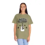 Khaki Guitar Tree of Life Tees