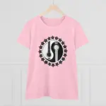 Light Pink Guitar Star V Yin Yang Womens Top