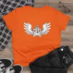 Orange Guitar Starwings '93 Short Sleeve Women's Tops