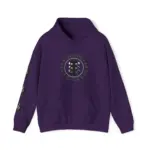 Purple Front View Acoustic Star Hoodies