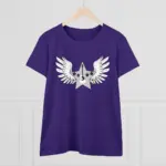 Purple Guitar Starwings '93 Short Sleeve Women's Tops