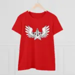 Red Guitar Starwings '93 Short Sleeve Women's Tops