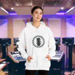 White Acoustic Star Hoodies