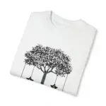 White Folded Guitar Tree of Life Tees