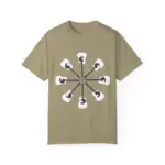 Khaki Guitar Circle of Life T-shirts