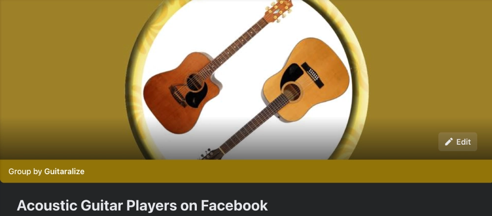 Acoustic Guitar Players on Facebook Group by Guitaralize